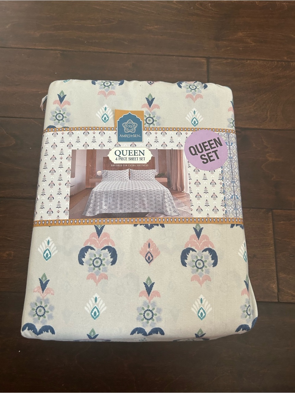 Amrita Sen Queen Sheet Set New Microfiber